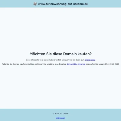 Screenshot ferienwohnung-auf-usedom.de