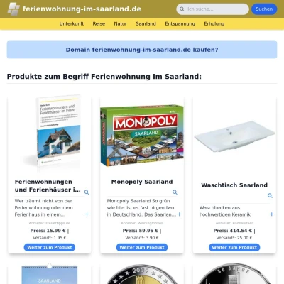 Screenshot ferienwohnung-im-saarland.de