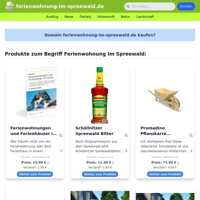 Screenshot ferienwohnung-im-spreewald.de