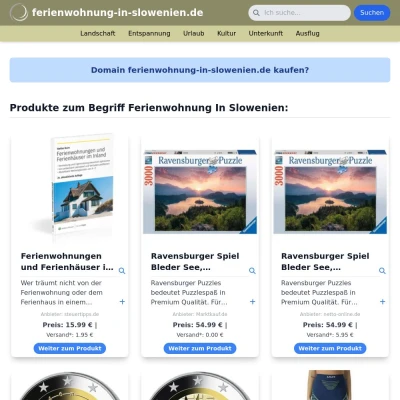 Screenshot ferienwohnung-in-slowenien.de