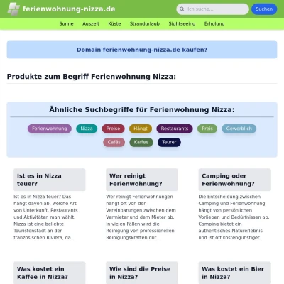 Screenshot ferienwohnung-nizza.de