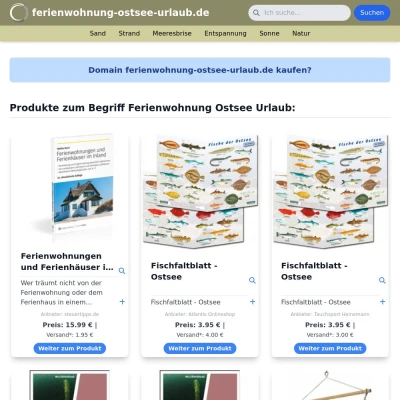 Screenshot ferienwohnung-ostsee-urlaub.de