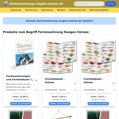 Screenshot ferienwohnung-ruegen-ostsee.de