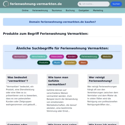 Screenshot ferienwohnung-vermarkten.de