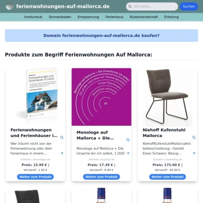 Screenshot ferienwohnungen-auf-mallorca.de