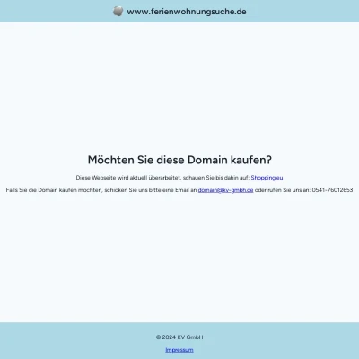 Screenshot ferienwohnungsuche.de