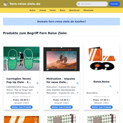 Screenshot fern-reise-ziele.de