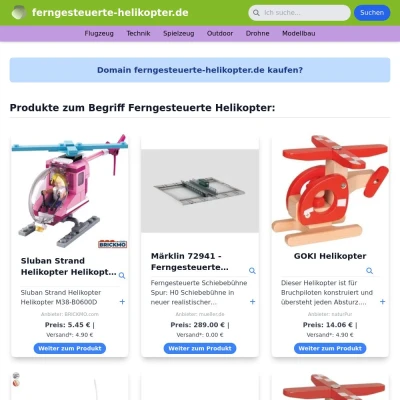 Screenshot ferngesteuerte-helikopter.de