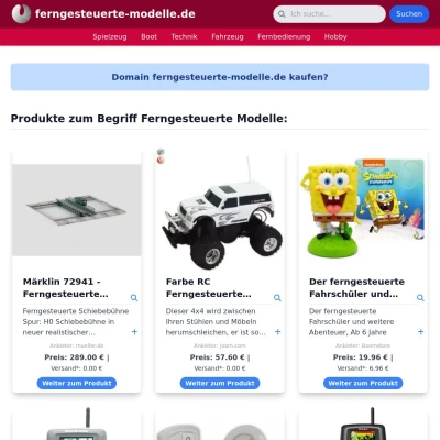 Screenshot ferngesteuerte-modelle.de