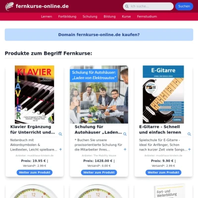 Screenshot fernkurse-online.de