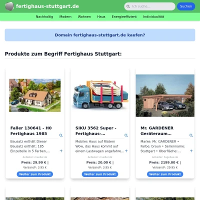 Screenshot fertighaus-stuttgart.de