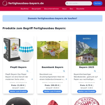 Screenshot fertighausbau-bayern.de