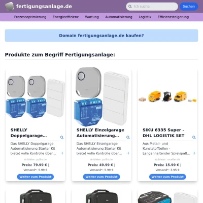 Screenshot fertigungsanlage.de