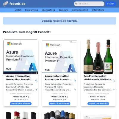 Screenshot fesselt.de