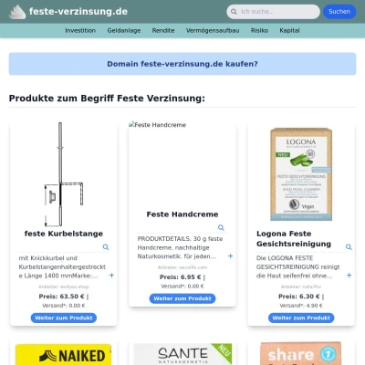 Screenshot feste-verzinsung.de