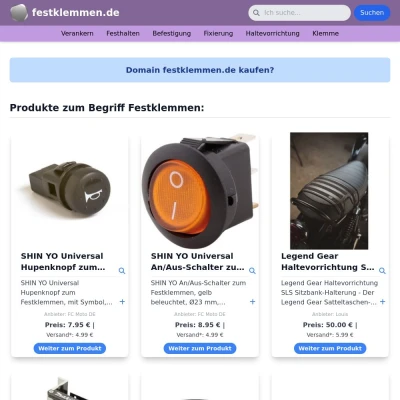 Screenshot festklemmen.de