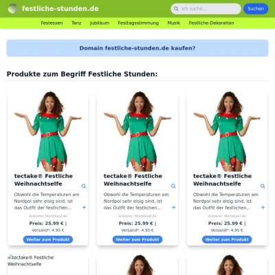 Screenshot festliche-stunden.de
