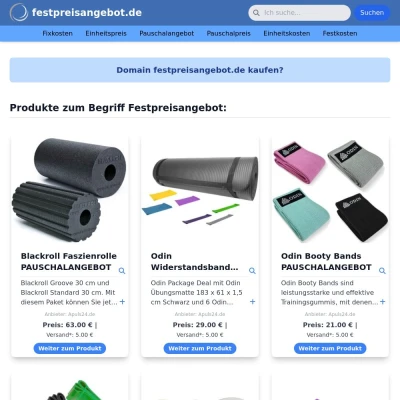 Screenshot festpreisangebot.de