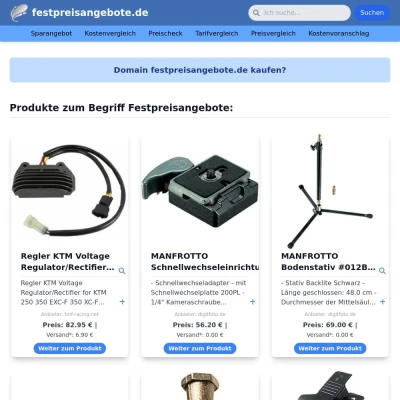 Screenshot festpreisangebote.de