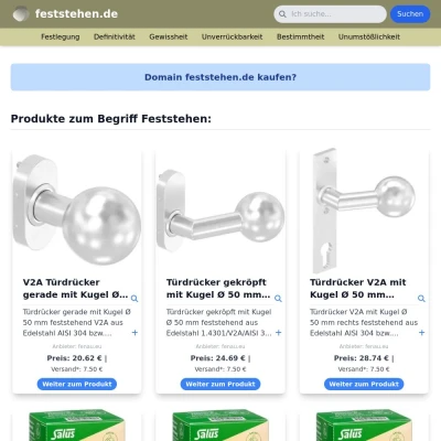 Screenshot feststehen.de