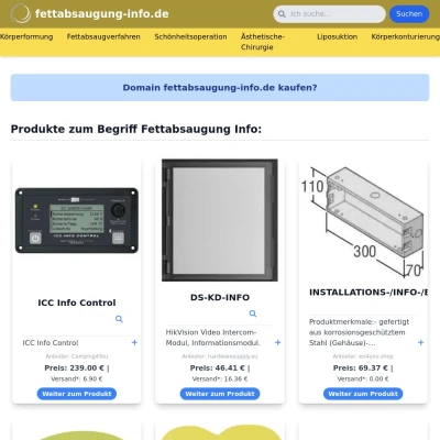 Screenshot fettabsaugung-info.de