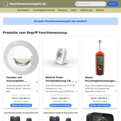 Screenshot feuchtemessung24.de