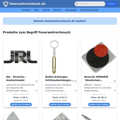 Screenshot feuerwehrschmuck.de