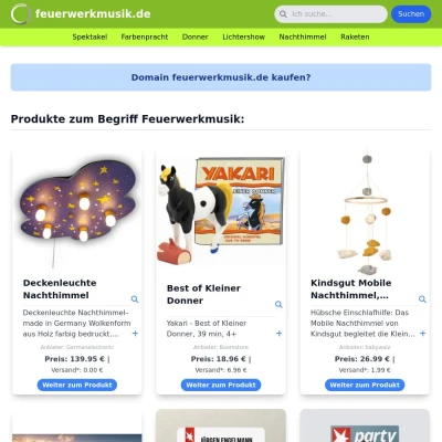 Screenshot feuerwerkmusik.de