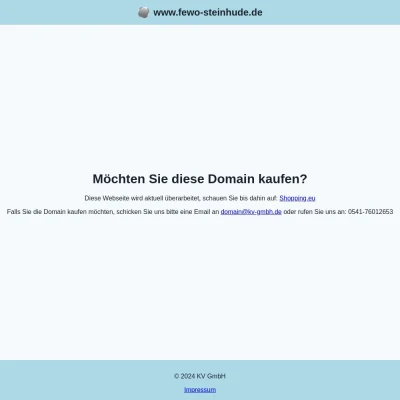 Screenshot fewo-steinhude.de