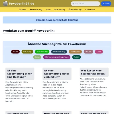 Screenshot fewoberlin24.de