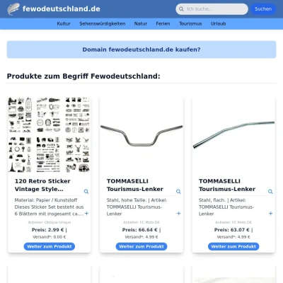 Screenshot fewodeutschland.de