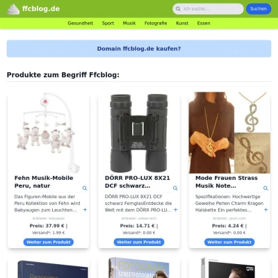 Screenshot ffcblog.de