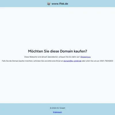 Screenshot ffek.de