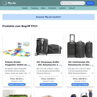Screenshot ffly.de
