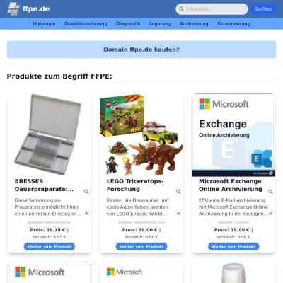 Screenshot ffpe.de