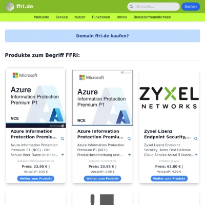 Screenshot ffri.de