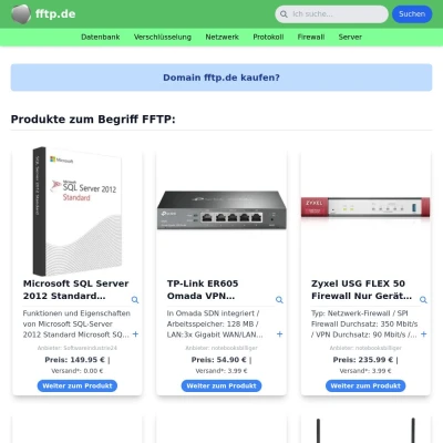 Screenshot fftp.de
