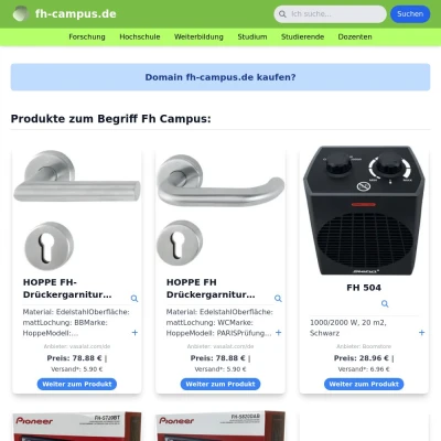 Screenshot fh-campus.de