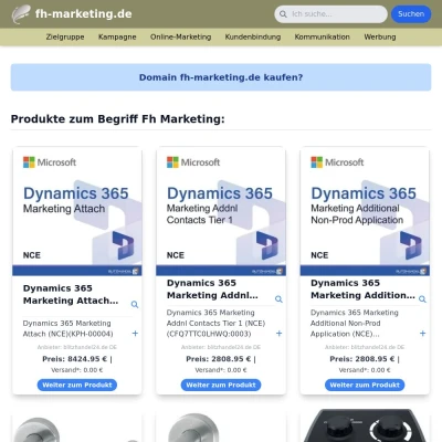 Screenshot fh-marketing.de