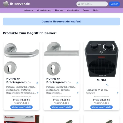 Screenshot fh-server.de