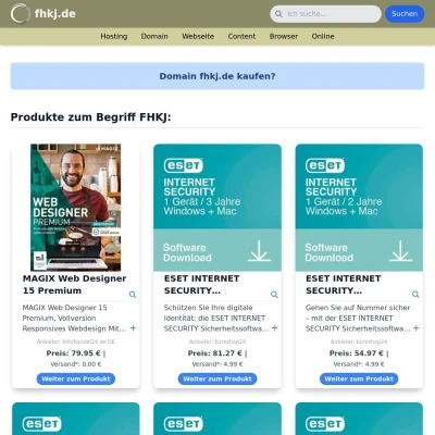 Screenshot fhkj.de