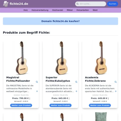 Screenshot fichte24.de
