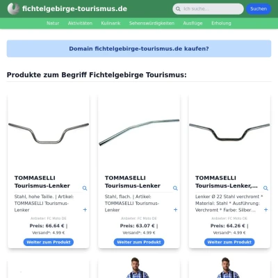 Screenshot fichtelgebirge-tourismus.de