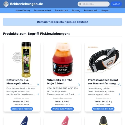 Screenshot fickbeziehungen.de