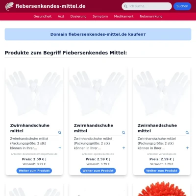 Screenshot fiebersenkendes-mittel.de