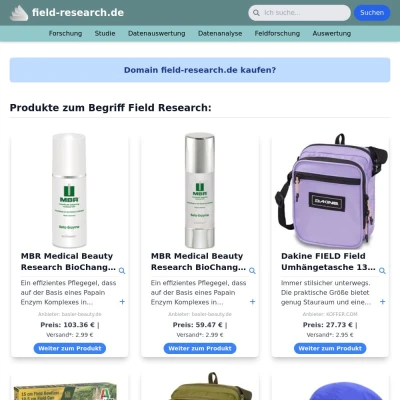 Screenshot field-research.de