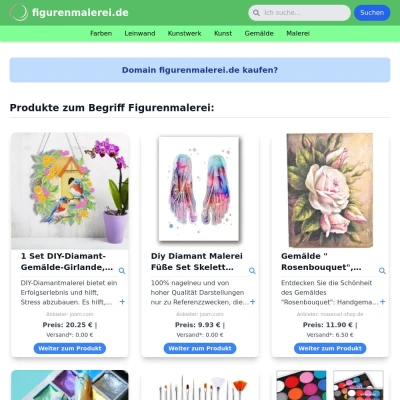 Screenshot figurenmalerei.de