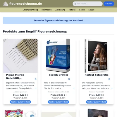 Screenshot figurenzeichnung.de