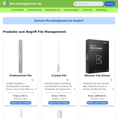 Screenshot file-management.de