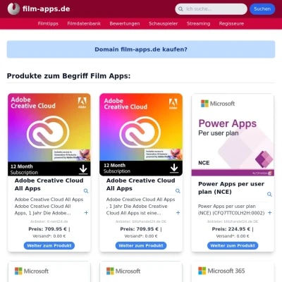 Screenshot film-apps.de